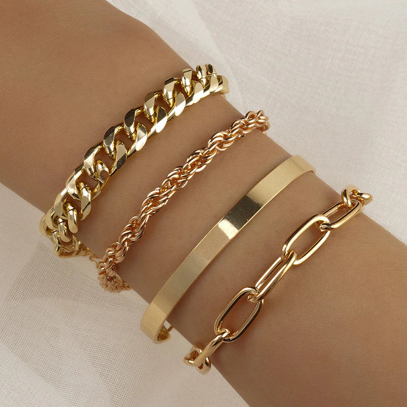 4 PC BRACELET SET