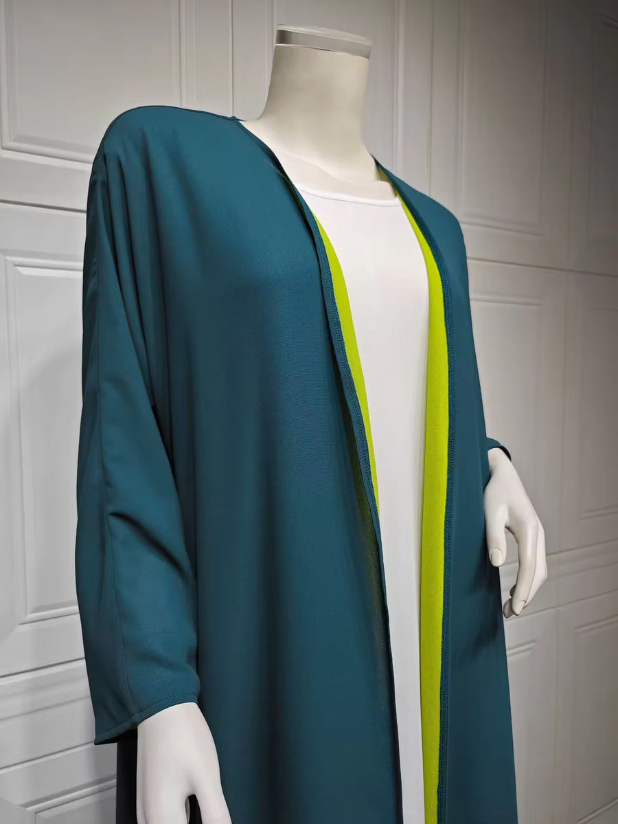 SAMPLE 186 EMERALD / GREEN ABAYA