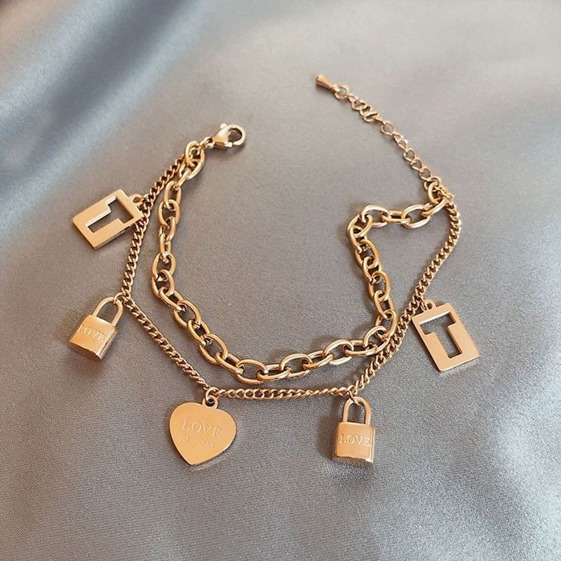 TIFFANY INSPIRED CHARM BRACELET