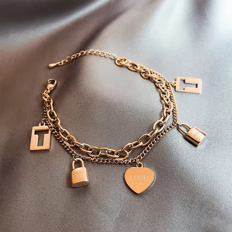 TIFFANY INSPIRED CHARM BRACELET