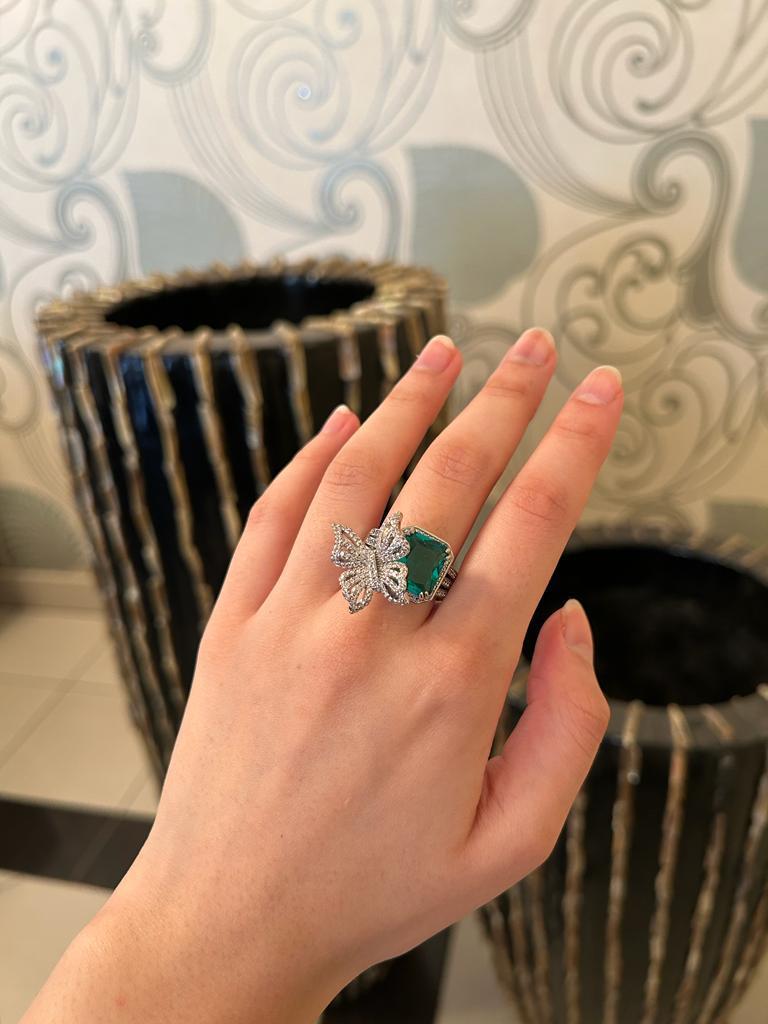 GARDENIA BUTTERFLY RING (ON HAND)