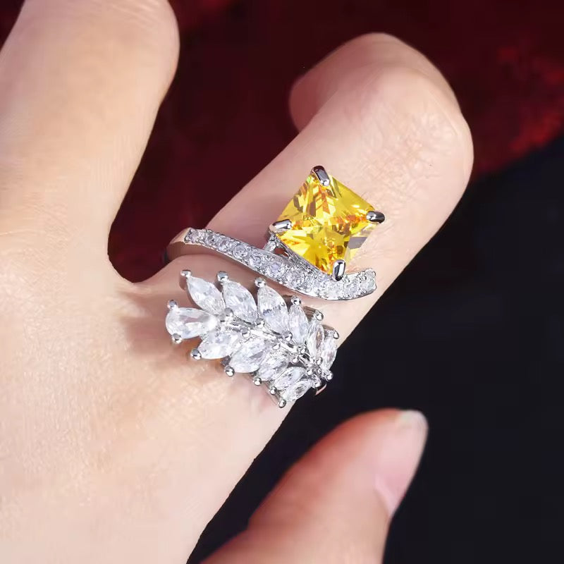 YELLOW ZIRCON RING