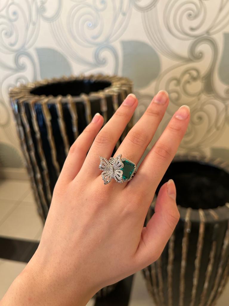 GARDENIA BUTTERFLY RING (ON HAND)