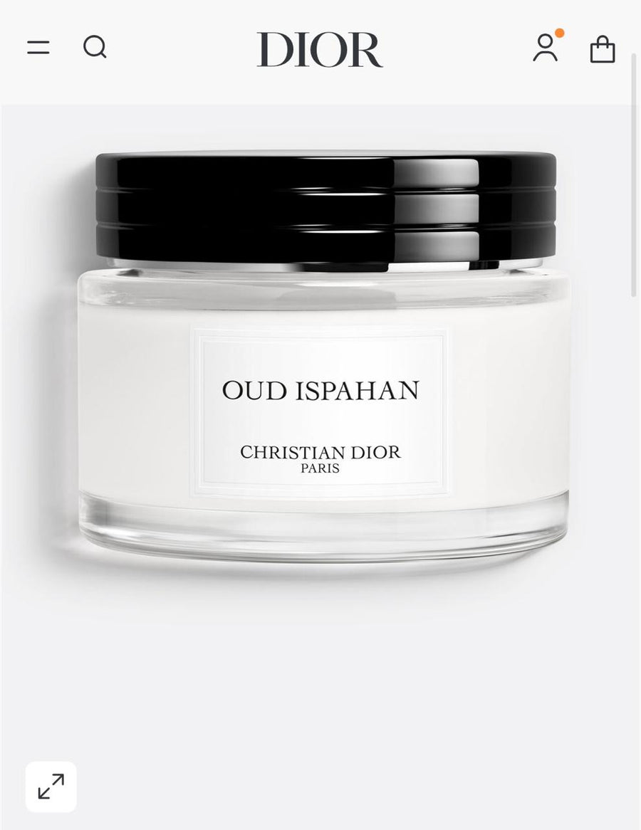 Dior's Oud Ispahan Body Cream.