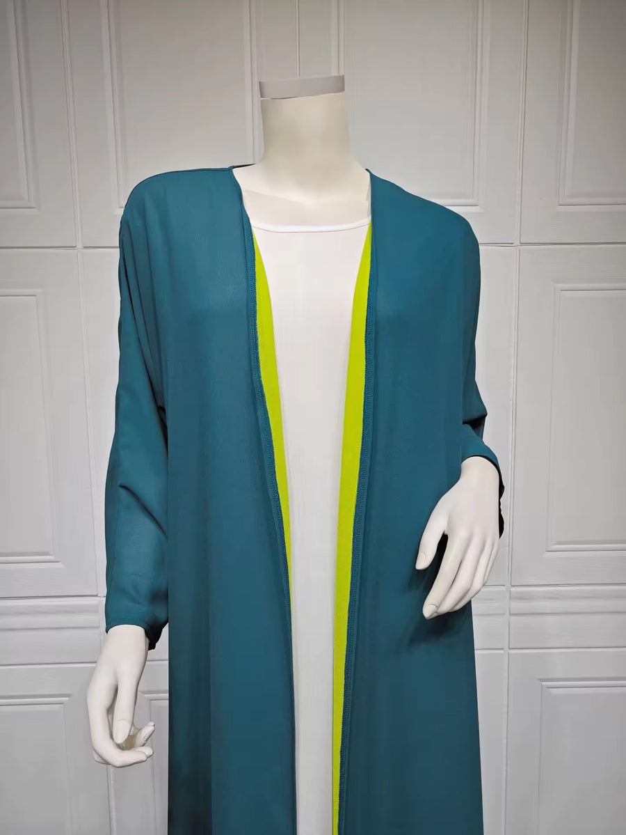 SAMPLE 186 EMERALD / GREEN ABAYA