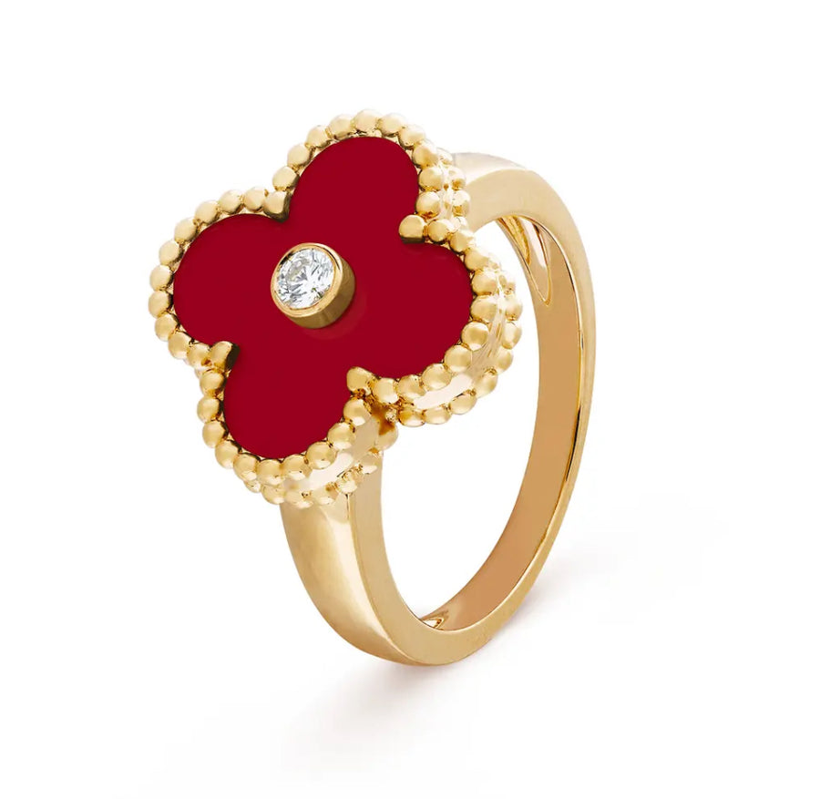 CLOVER STUD RING (ON HAND)