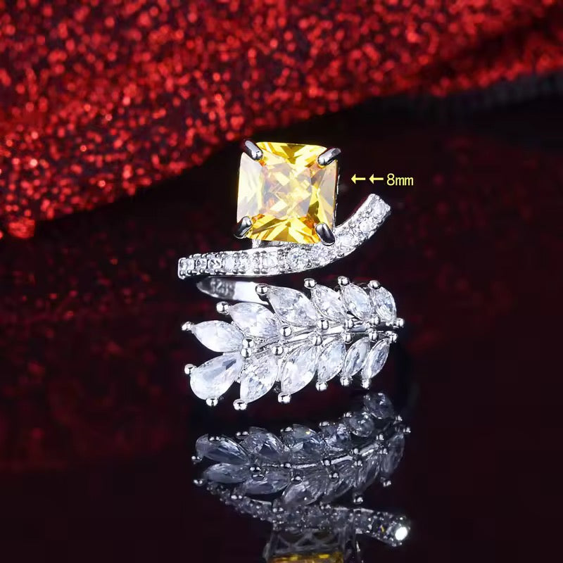 YELLOW ZIRCON RING