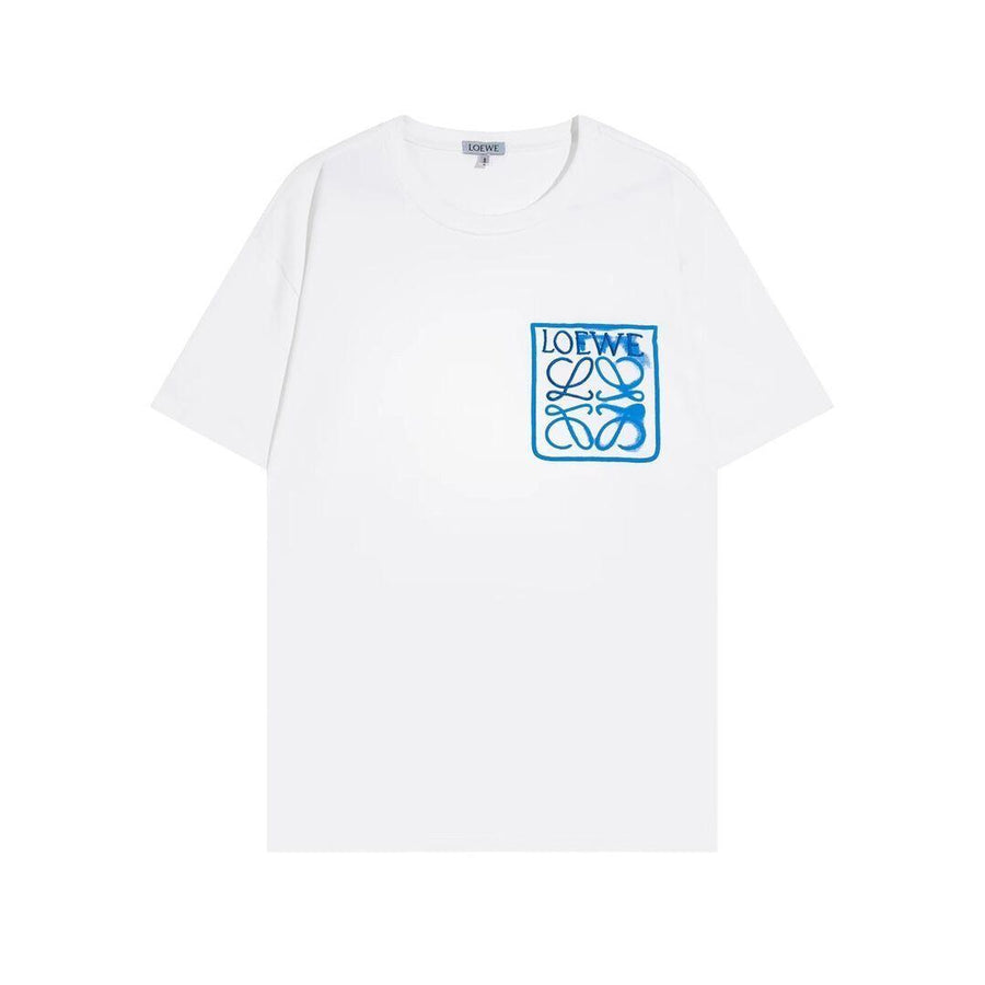 SALE 207 ADIRA TEE WHITE / BLUE