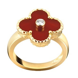 CLOVER STUD RING (ON HAND)