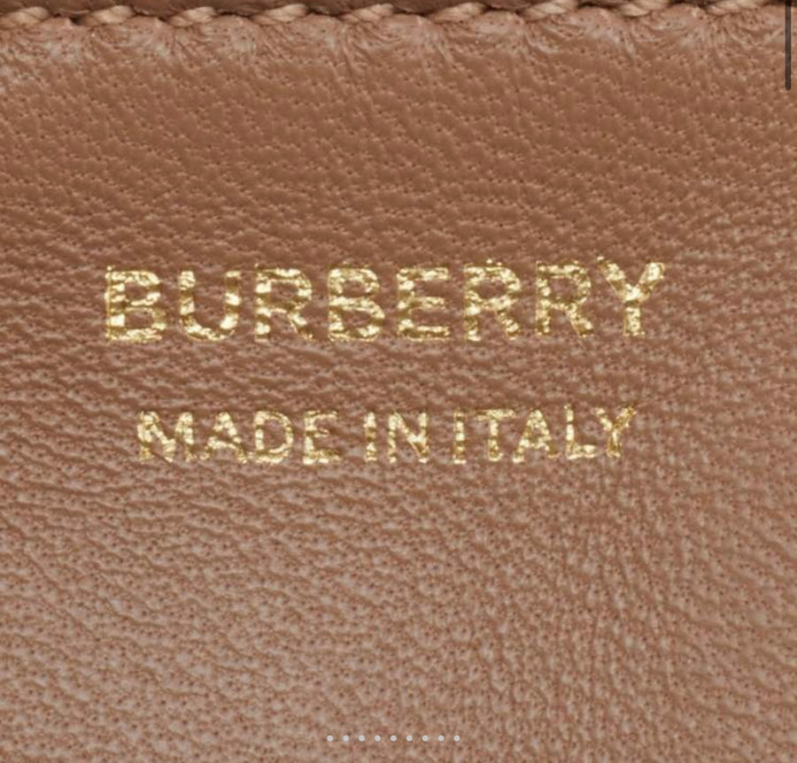 Burberry Beige Quilted Leather AirPods Pro Case