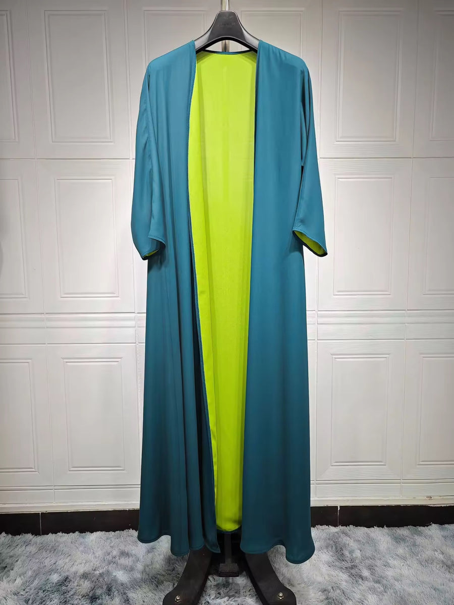 SAMPLE 186 EMERALD / GREEN ABAYA