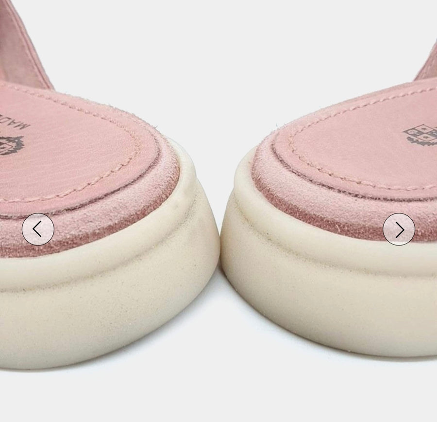 Loro Piana Pink Suede Mules Size 36