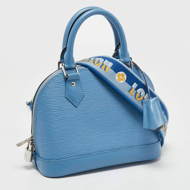Louis Vuitton Cyan Epi Leather Alma BB Bag