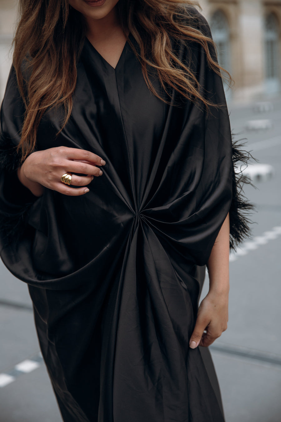 ROUGE NOIR DRESS (ON HAND)